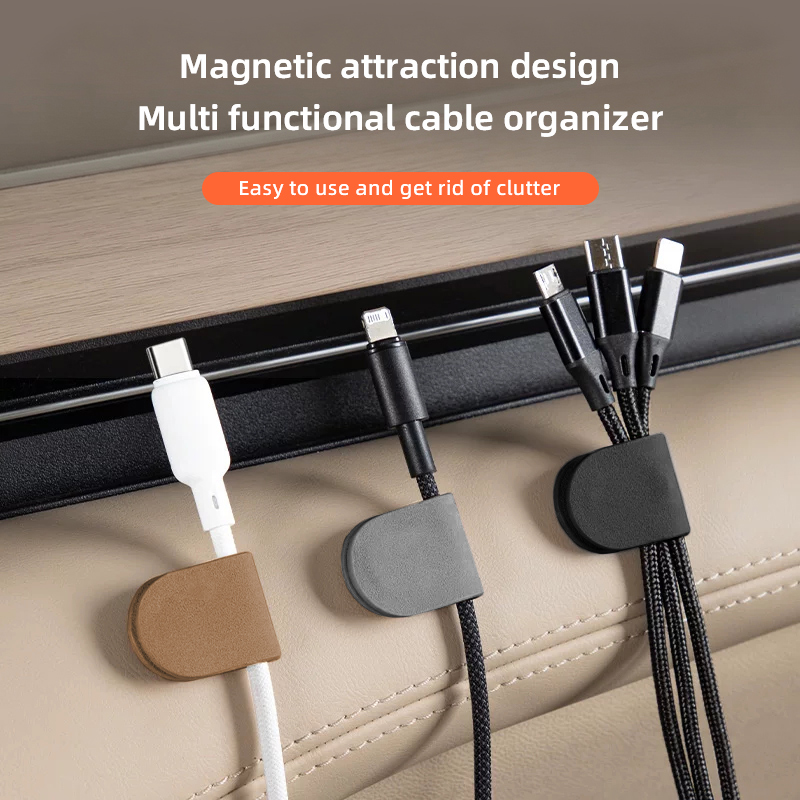 1/2/4 шт. магнитный органайзер – обзор и цена Car Cable Organizer