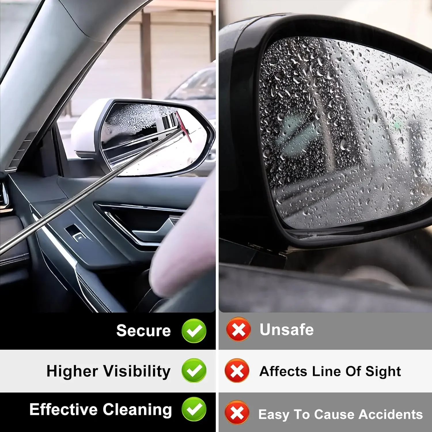 Выдвижной портативный резиновы – обзор и цена Car Mirror